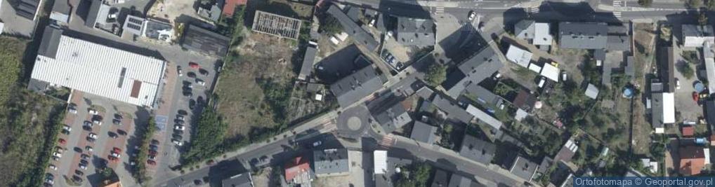 Zdjęcie satelitarne DHL POP FURGONETKA punkt handlowo-usługowy