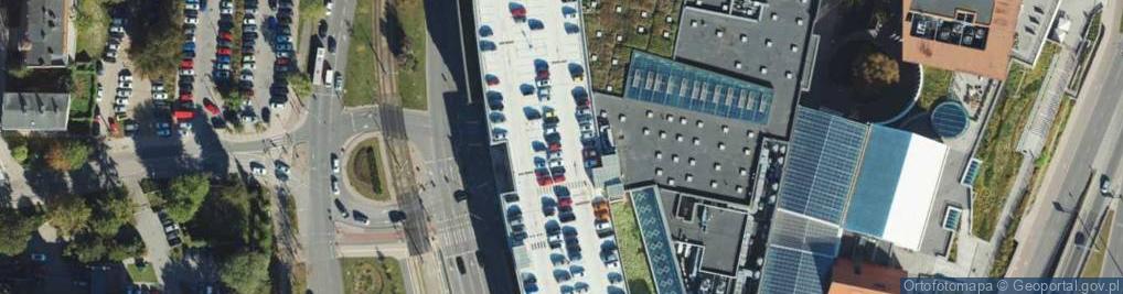 Zdjęcie satelitarne DHL POP Inmedio C.H. Forum Radunia