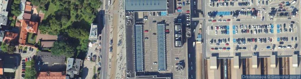 Zdjęcie satelitarne DHL POP Inmedio C.H. Galeria Krakowska