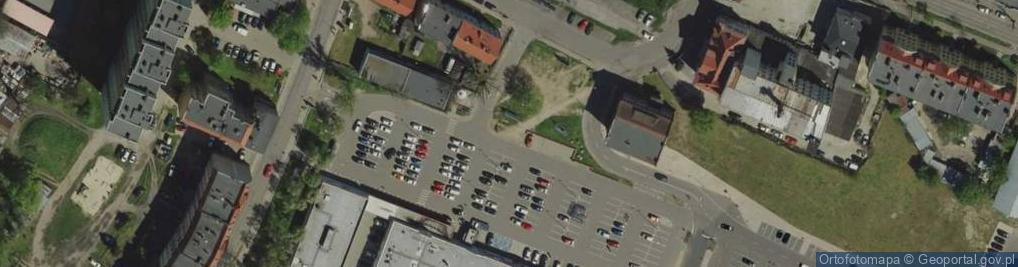 Zdjęcie satelitarne DHL POP Kaufland punkt informacyjny