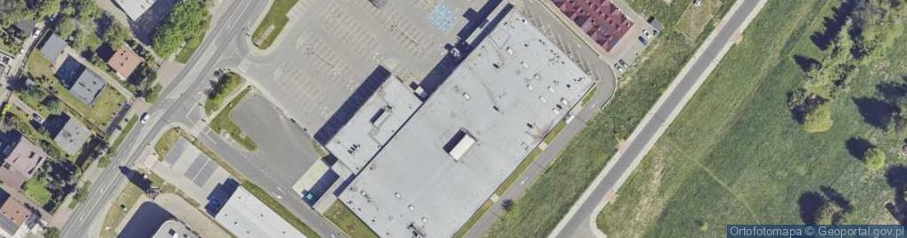 Zdjęcie satelitarne DHL POP Kaufland punkt informacyjny