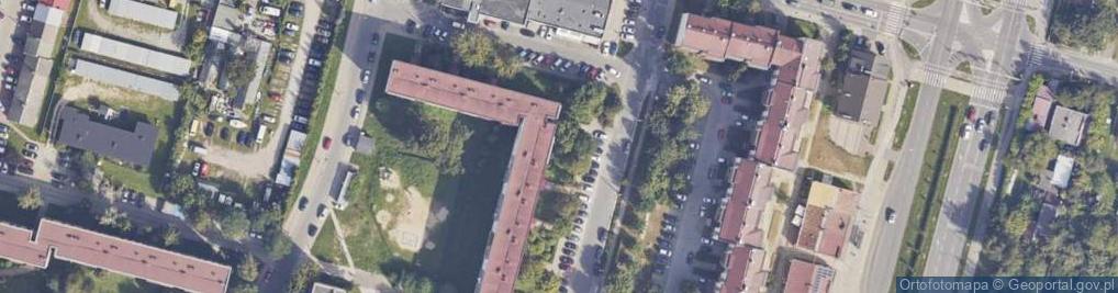 Zdjęcie satelitarne DHL POP Kolporter