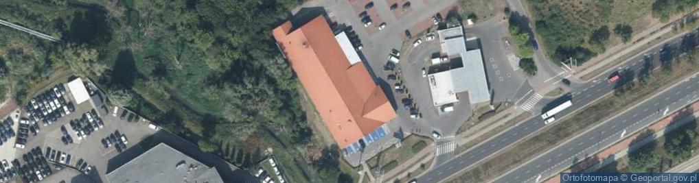 Zdjęcie satelitarne DHL POP Lidl