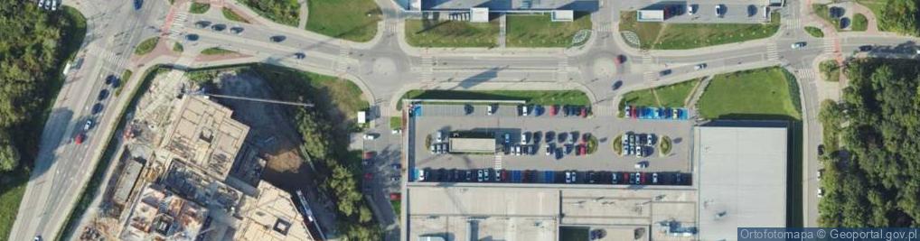 Zdjęcie satelitarne DHL POP Lidl