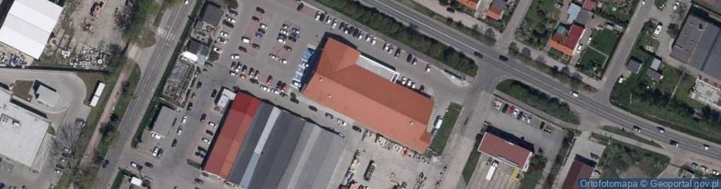 Zdjęcie satelitarne DHL POP Lidl