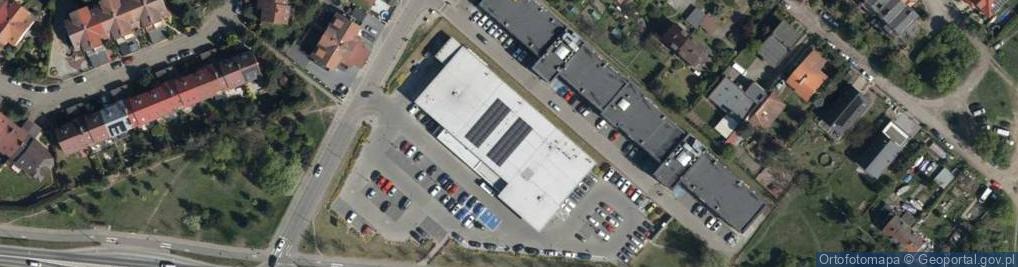 Zdjęcie satelitarne DHL POP Lidl