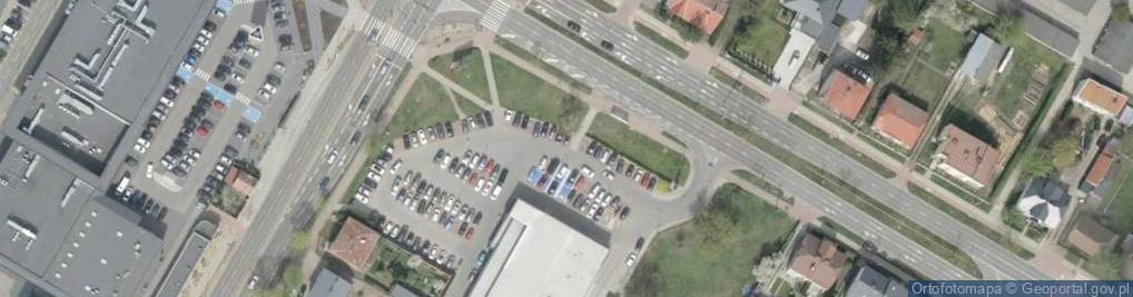 Zdjęcie satelitarne DHL POP Lidl