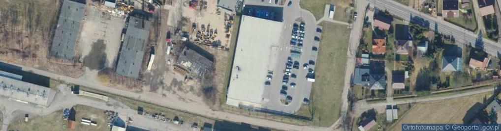 Zdjęcie satelitarne DHL POP Lidl