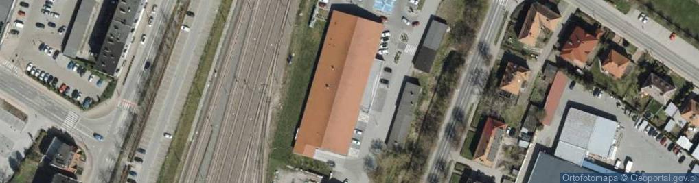Zdjęcie satelitarne DHL POP Lidl