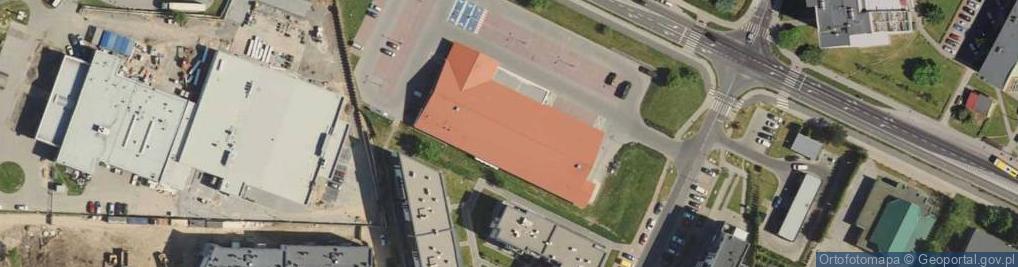 Zdjęcie satelitarne DHL POP Lidl