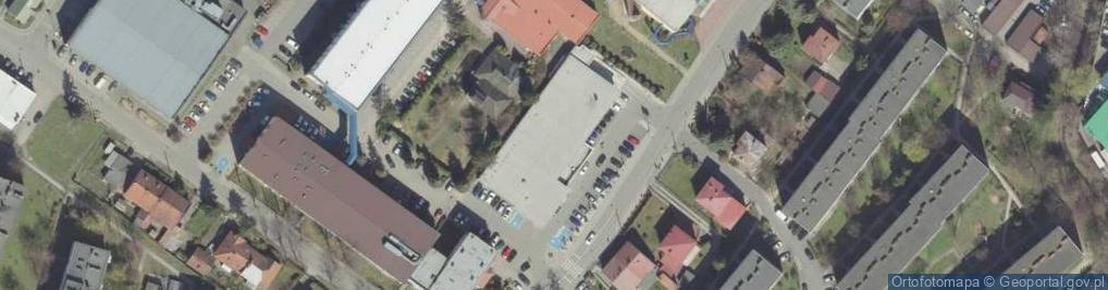 Zdjęcie satelitarne DHL POP Lidl