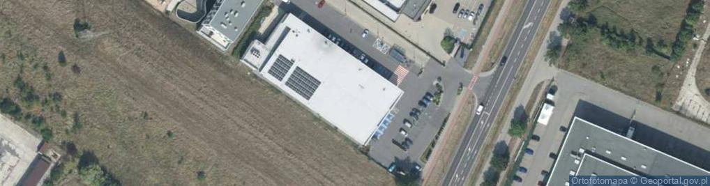 Zdjęcie satelitarne DHL POP Lidl