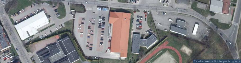 Zdjęcie satelitarne DHL POP Lidl