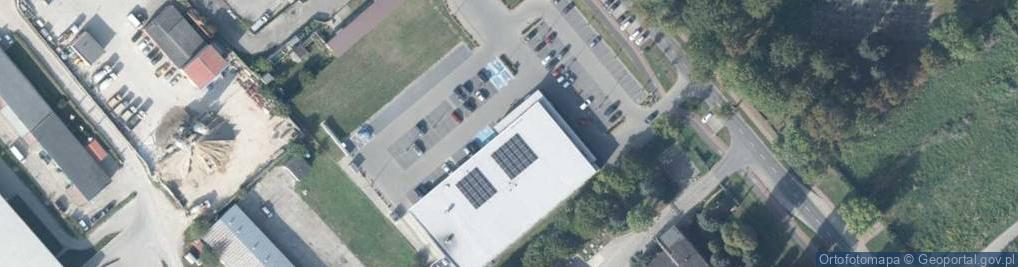 Zdjęcie satelitarne DHL POP Lidl