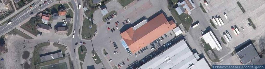 Zdjęcie satelitarne DHL POP Lidl