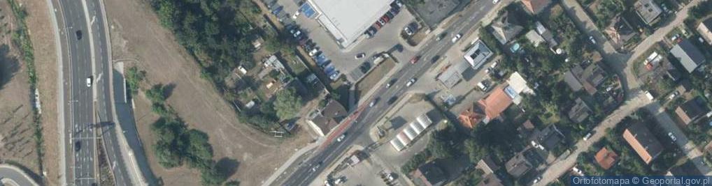 Zdjęcie satelitarne DHL POP Lidl