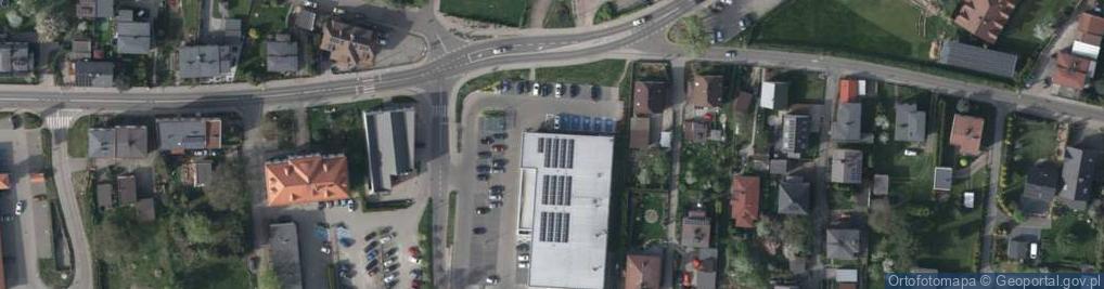 Zdjęcie satelitarne DHL POP Lidl
