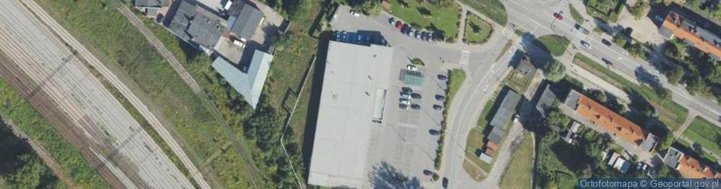 Zdjęcie satelitarne DHL POP Lidl