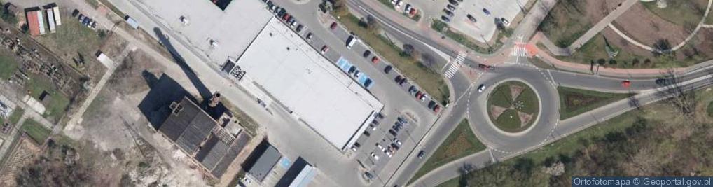 Zdjęcie satelitarne DHL POP Lidl