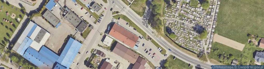 Zdjęcie satelitarne DHL POP Lidl