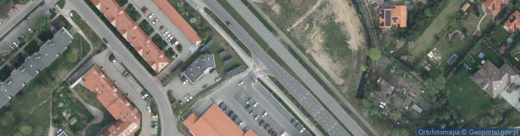 Zdjęcie satelitarne DHL POP Lidl