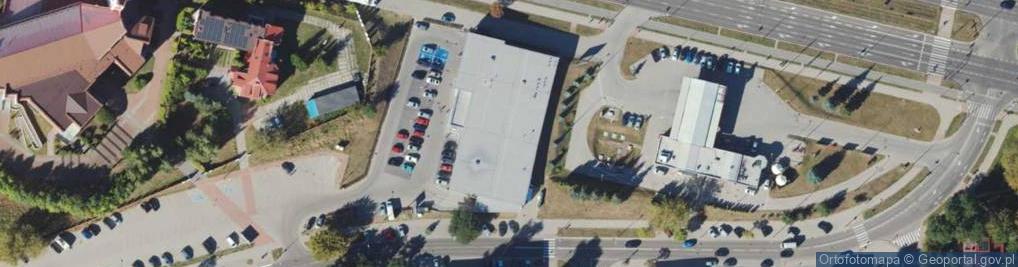 Zdjęcie satelitarne DHL POP Lidl