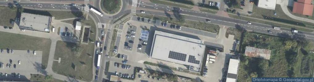 Zdjęcie satelitarne DHL POP Lidl