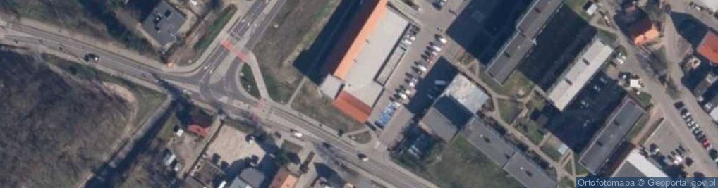 Zdjęcie satelitarne DHL POP Lidl