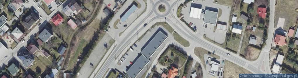 Zdjęcie satelitarne DHL POP Pakersi - przesyłki kurierskie