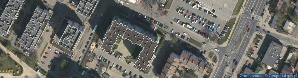 Zdjęcie satelitarne DHL POP Punkt Kurierski