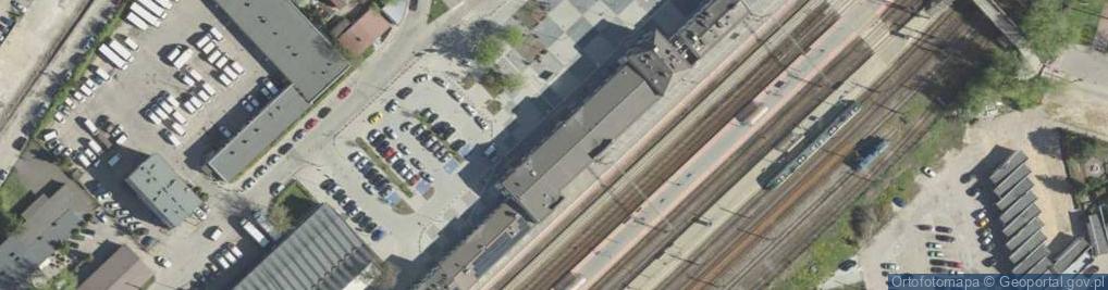 Zdjęcie satelitarne DHL POP Relay Dworzec PKP