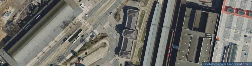 Zdjęcie satelitarne DHL POP Relay Dworzec Zachodni