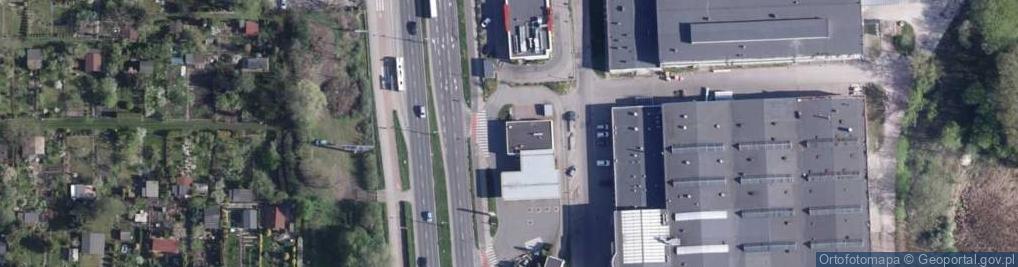 Zdjęcie satelitarne DHL POP Stacja paliw Shell