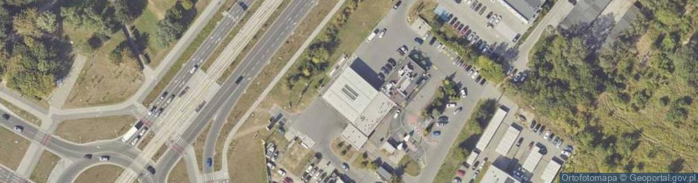 Zdjęcie satelitarne DHL POP Stacja paliw Shell