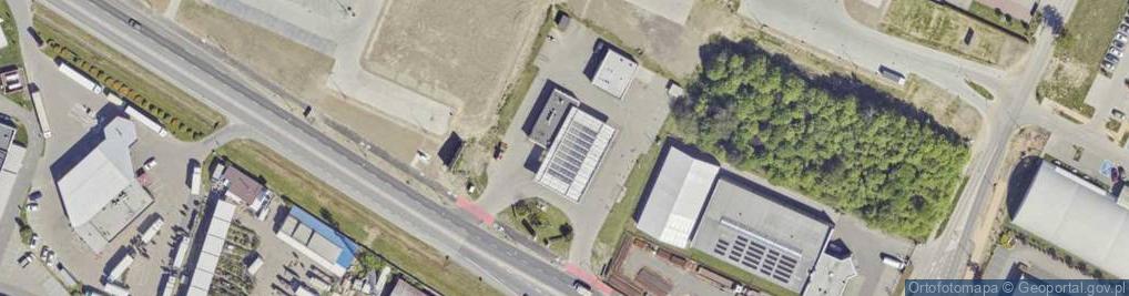 Zdjęcie satelitarne DHL POP Stacja paliw Shell