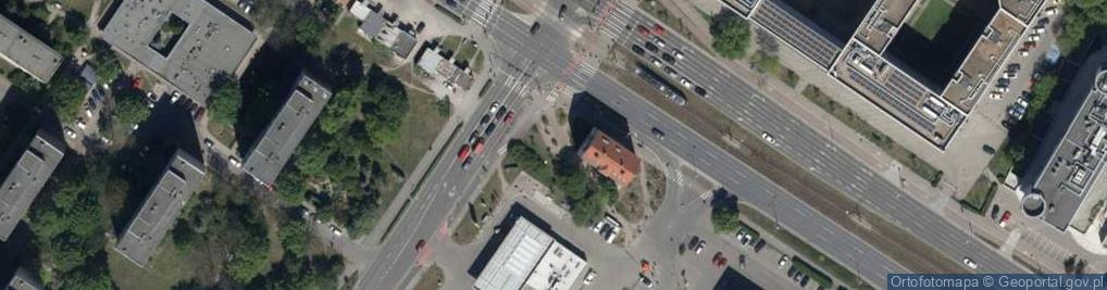 Zdjęcie satelitarne DHL POP Stacja paliw Shell