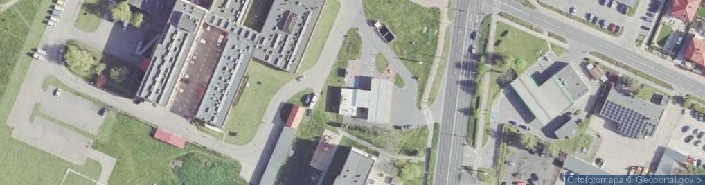 Zdjęcie satelitarne DHL POP Stacja paliw Shell