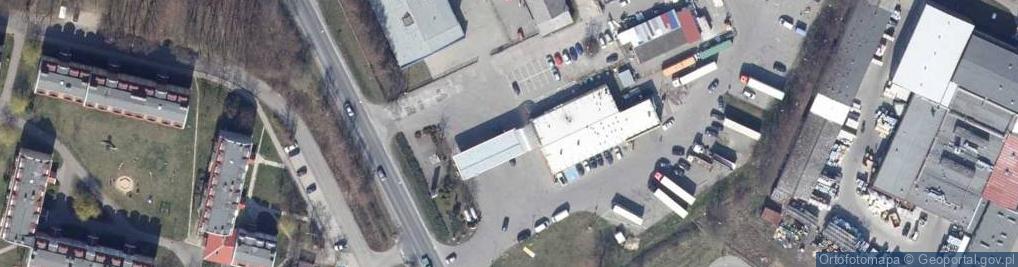 Zdjęcie satelitarne DHL POP Stacja paliw Shell