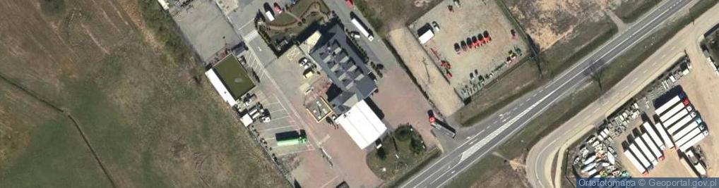 Zdjęcie satelitarne DHL POP Stacja paliw Shell