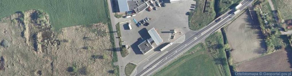 Zdjęcie satelitarne DHL POP Stacja paliw Shell