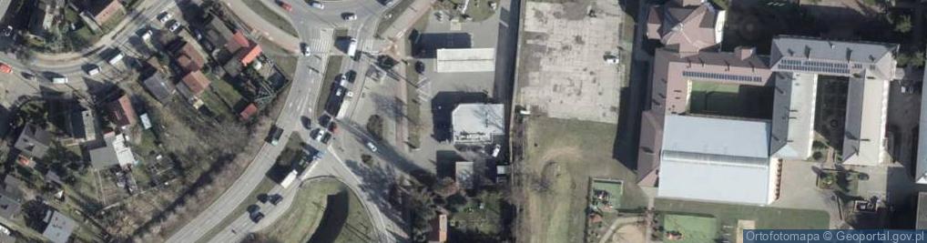 Zdjęcie satelitarne DHL POP Stacja paliw Shell