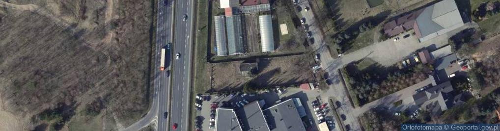 Zdjęcie satelitarne DHL POP Stacja paliw Shell