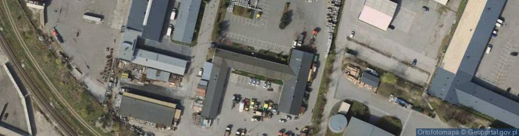Zdjęcie satelitarne DHL POP Stacja paliw Shell