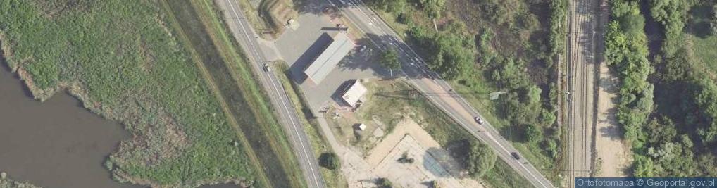 Zdjęcie satelitarne DHL POP Stacja paliw Shell