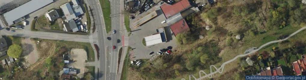Zdjęcie satelitarne DHL POP Stacja paliw Shell