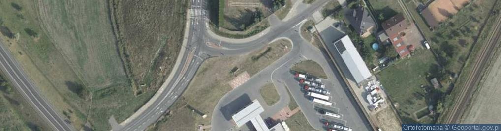 Zdjęcie satelitarne DHL POP Stacja paliw Shell
