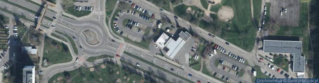 Zdjęcie satelitarne DHL POP Stacja paliw Shell