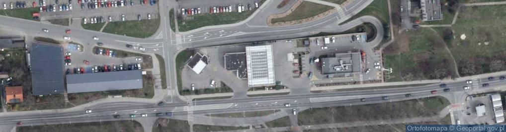 Zdjęcie satelitarne DHL POP Stacja paliw Shell