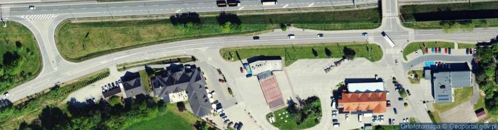 Zdjęcie satelitarne DHL POP Stacja paliw Shell