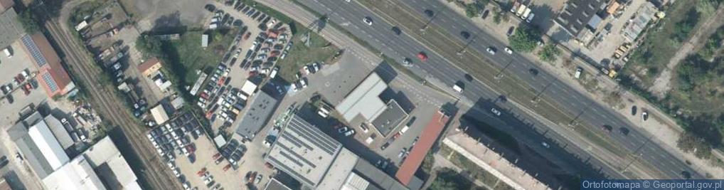 Zdjęcie satelitarne DHL POP Stacja paliw Shell
